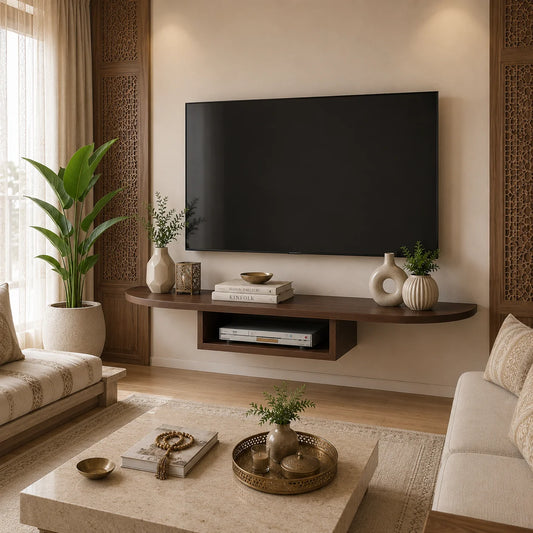Meuble TV Suspendu Élégance - Le détail qui transforme votre salon