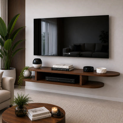 Meuble TV Flottant Luxe – L'Élégance Minimaliste pour Votre Salon
