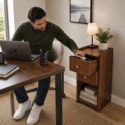 Table d’Appoint Harmonie™ | Élégance & Organisation au Quotidien