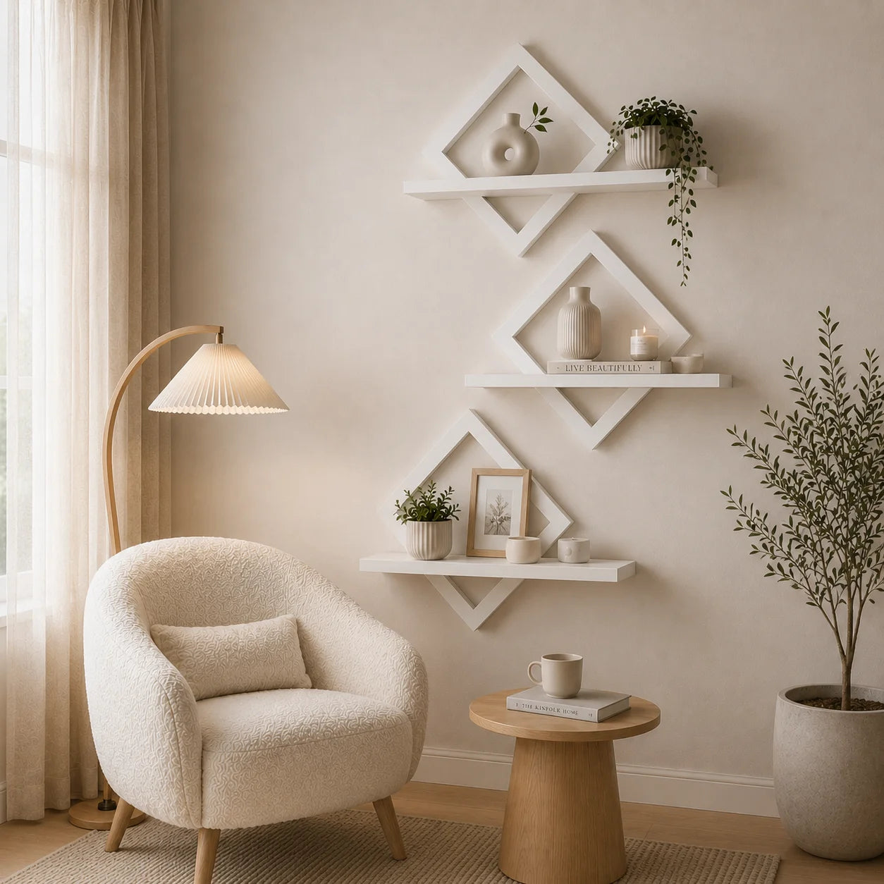 Étagère Murale Design 3 Pièces - Le détail qui fait toute la différence dans votre intérieur