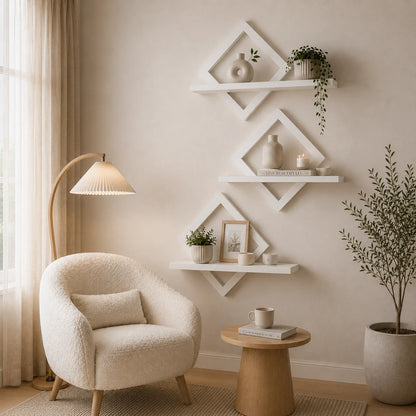 Étagère Murale Design 3 Pièces - Le détail qui fait toute la différence dans votre intérieur
