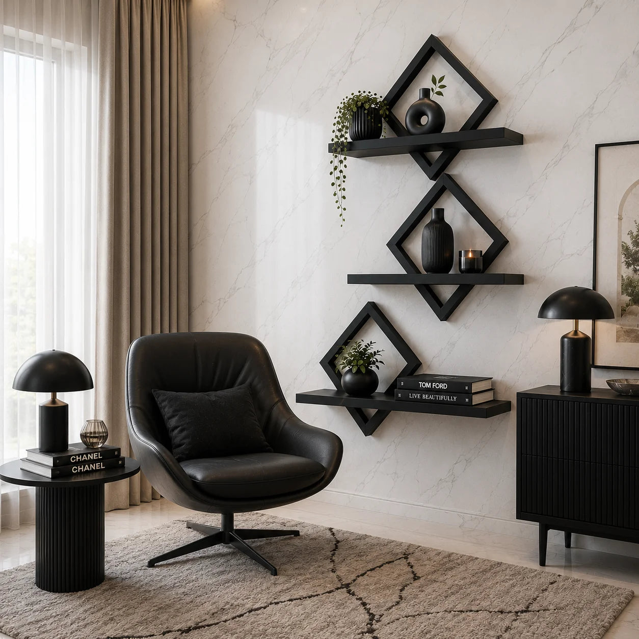 Étagère Murale Design 3 Pièces - Le détail qui fait toute la différence dans votre intérieur