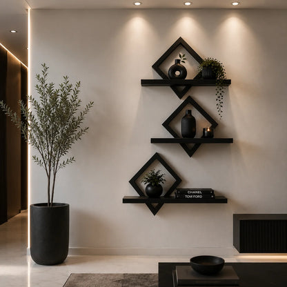Étagère Murale Design 3 Pièces - Le détail qui fait toute la différence dans votre intérieur