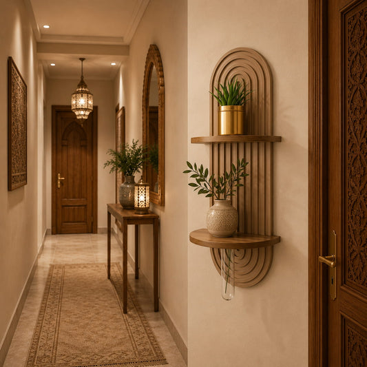 Étagère Murale Décorative - Élégance & Chaleur pour Votre Intérieur ✨