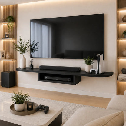 Meuble TV Suspendu Élégance - Le détail qui transforme votre salon