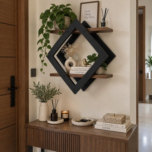 Étagère Murale Design Scandinave - Élégance Moderne en Bois