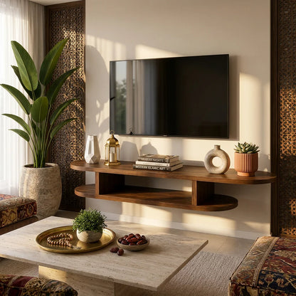 Meuble TV Flottant Luxe – L'Élégance Minimaliste pour Votre Salon